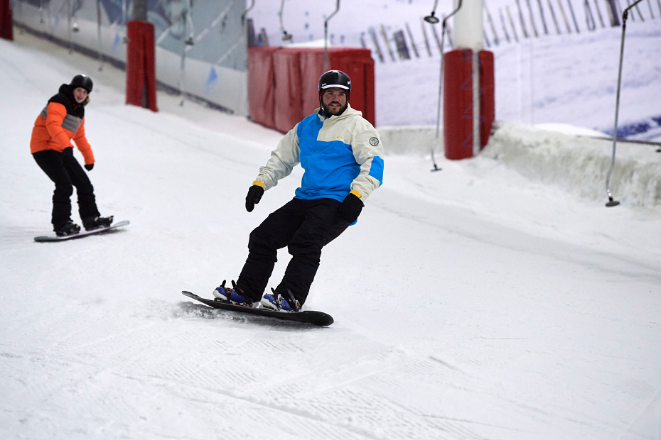 snowboarding