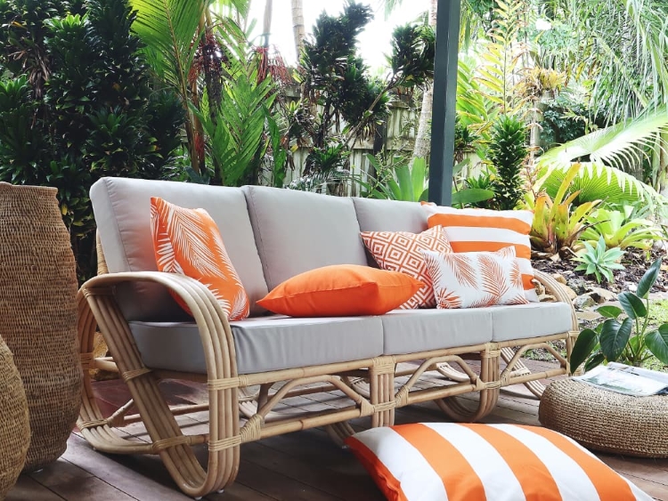 outdoor furniture with cushions